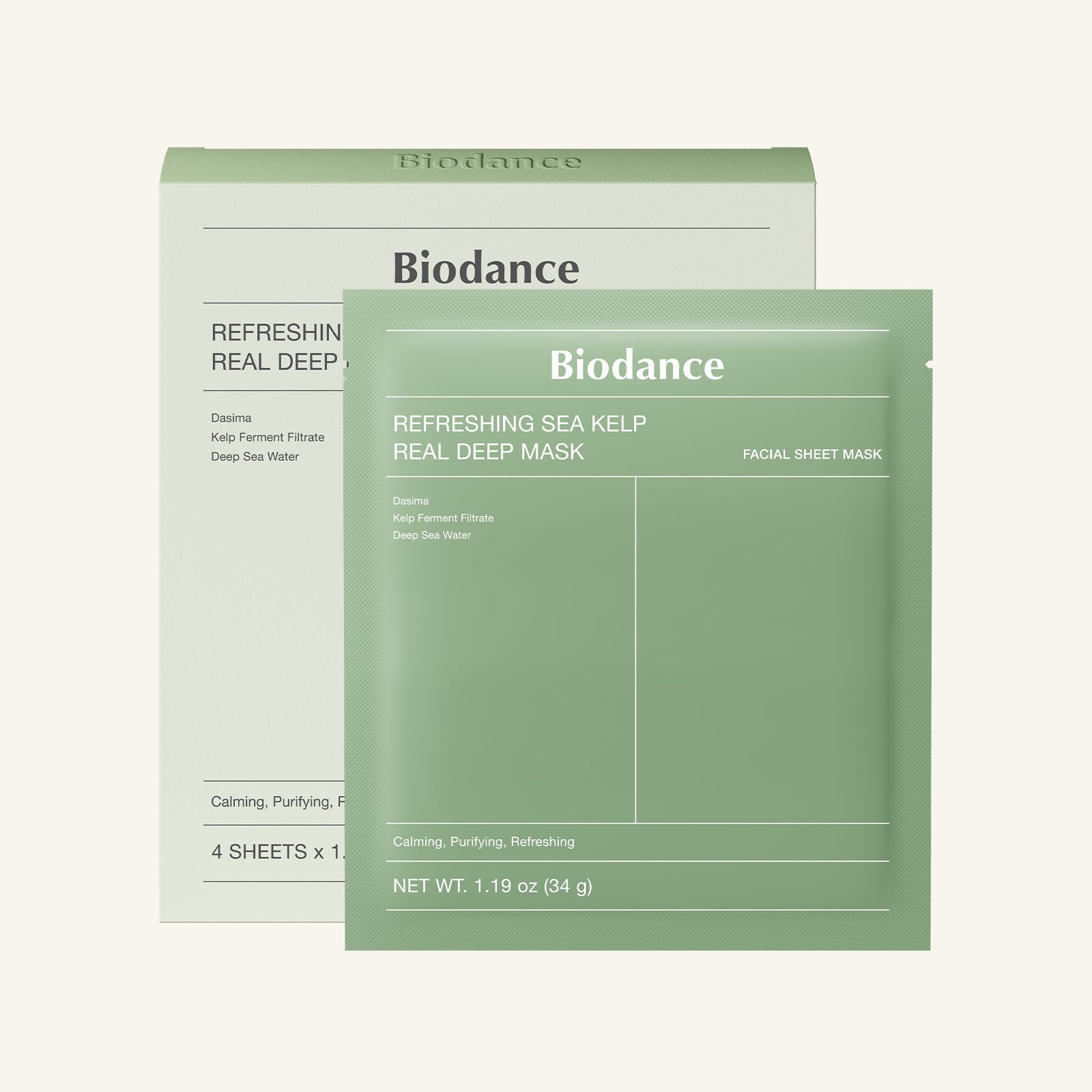 Biodance Refreshing Sea Kelp Real Deep Mask packaging