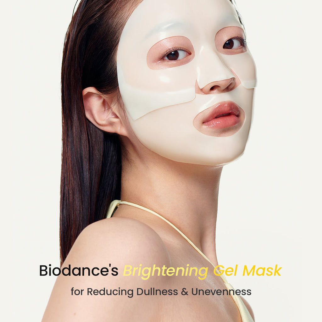 Biodance Vita Niacinamide mask on skin