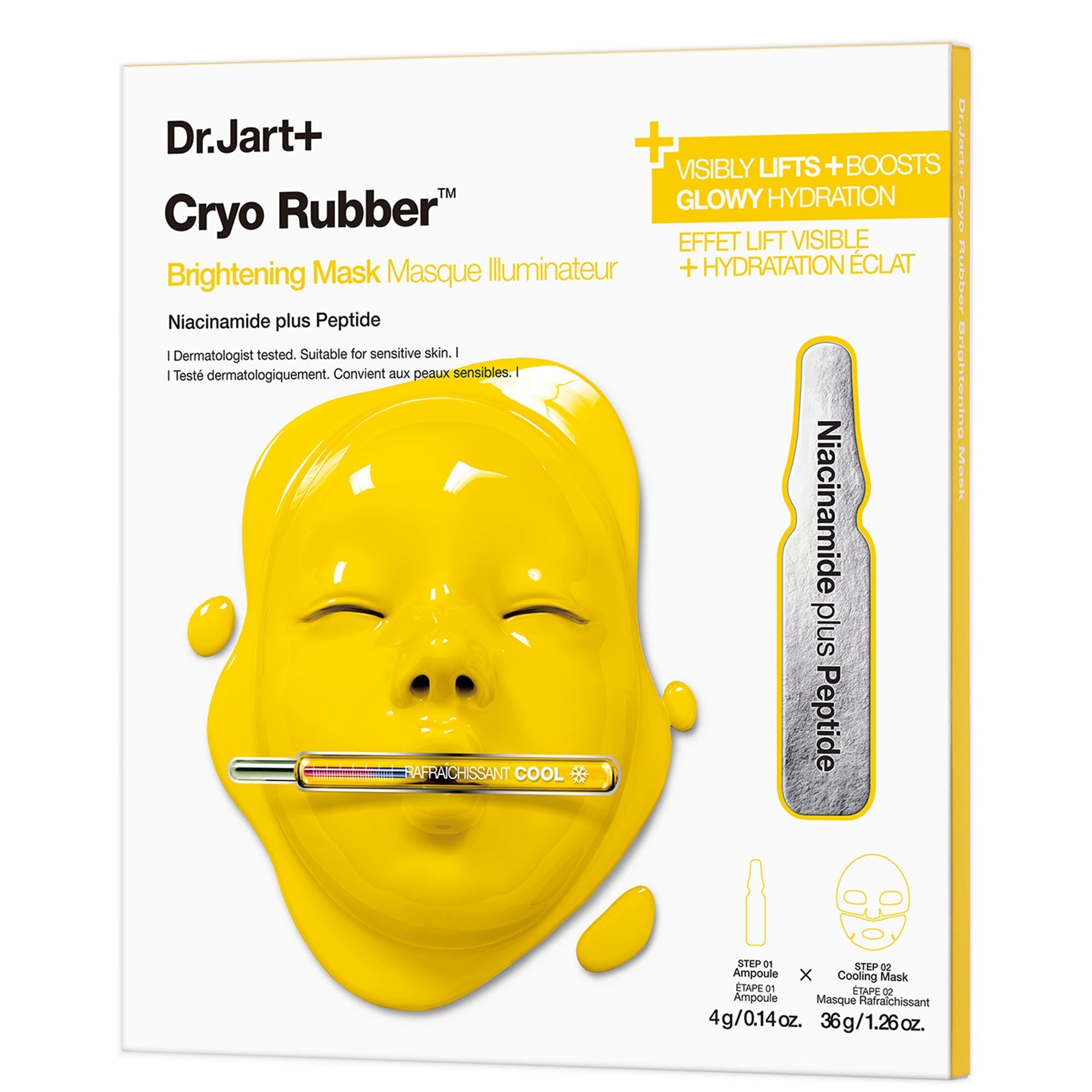 Cryo Rubber Brightening Mask packaging