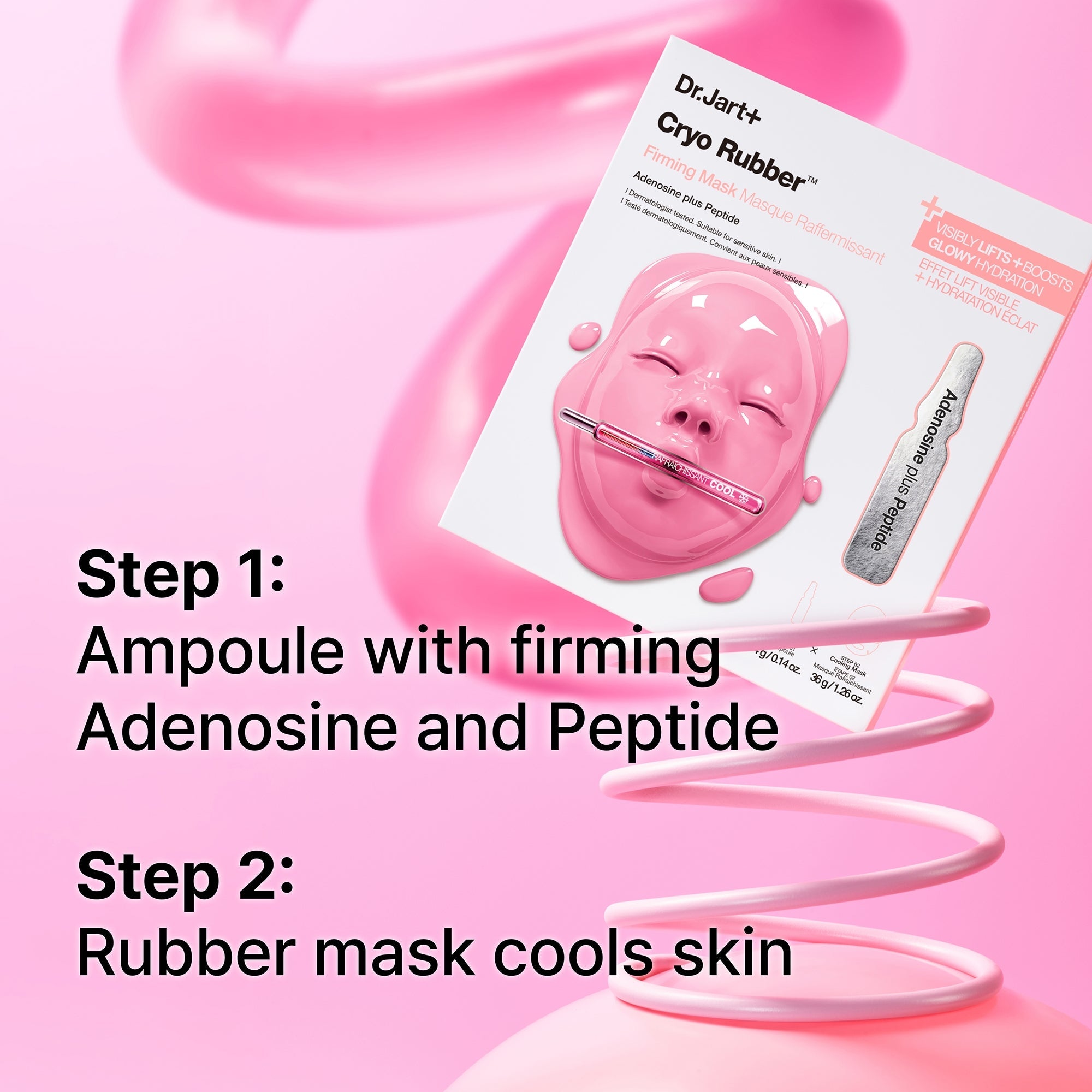 Cryo Rubber Firming Mask lifting treatment
