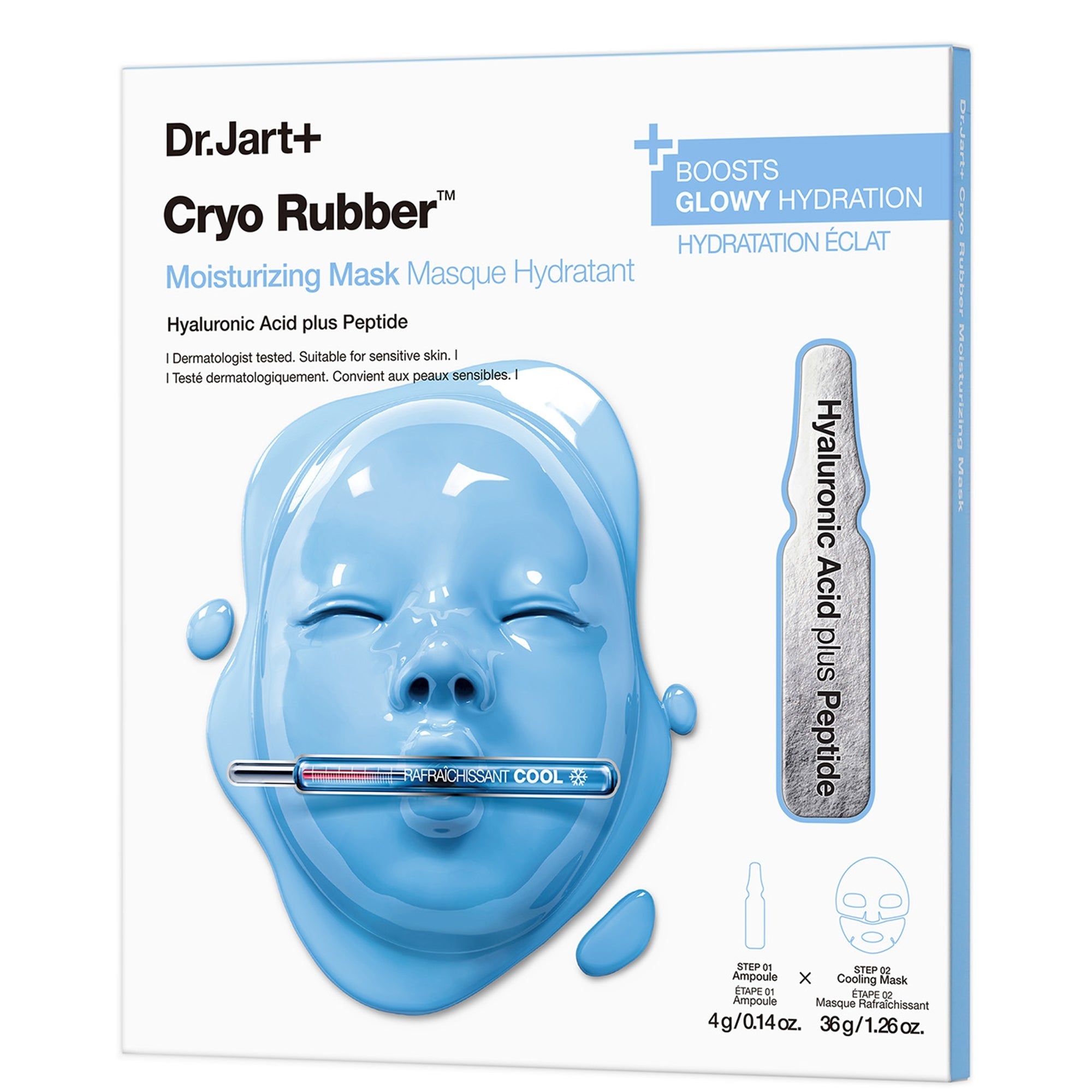 Cryo Rubber Moisturizing Mask packaging