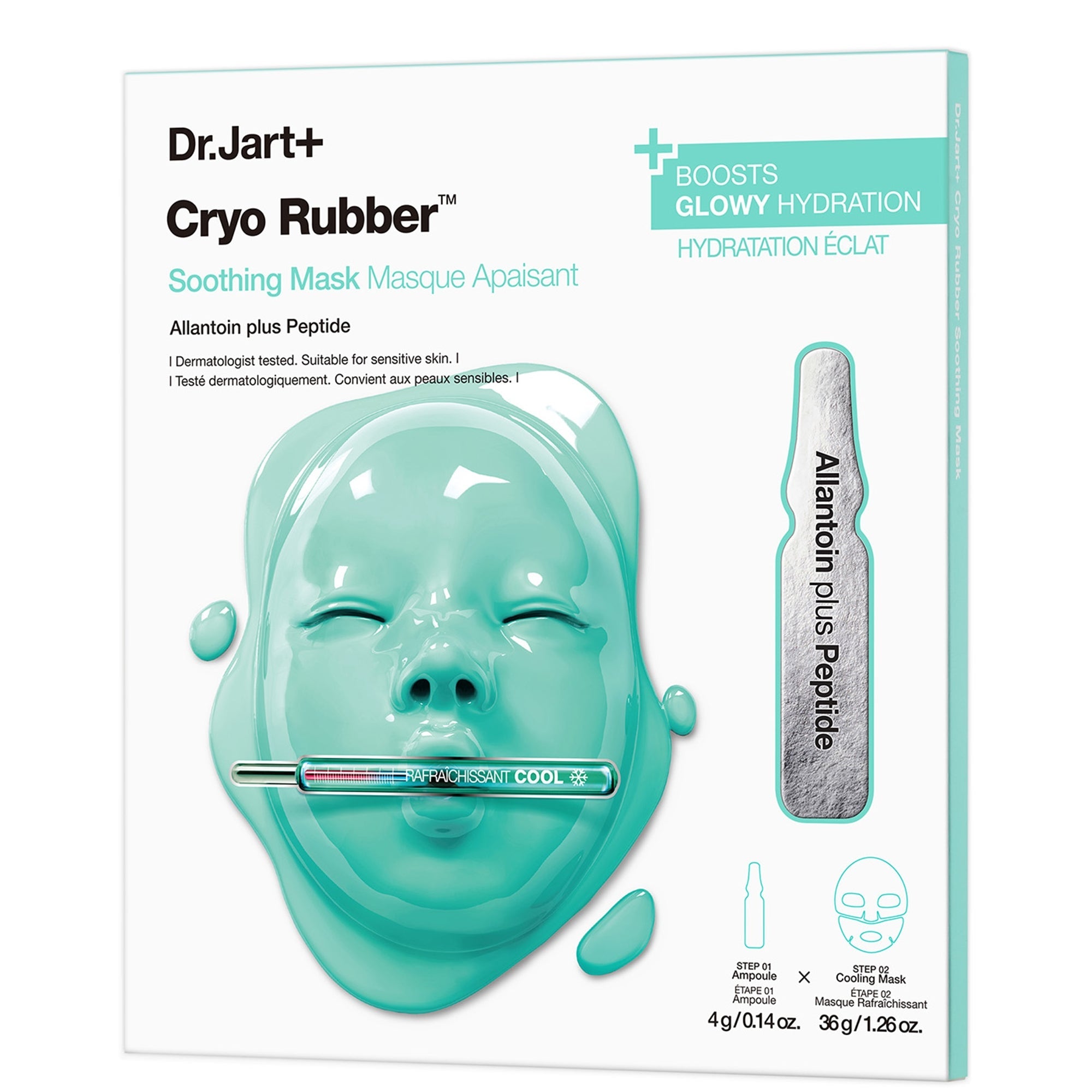 Cryo Rubber Soothing Mask packaging