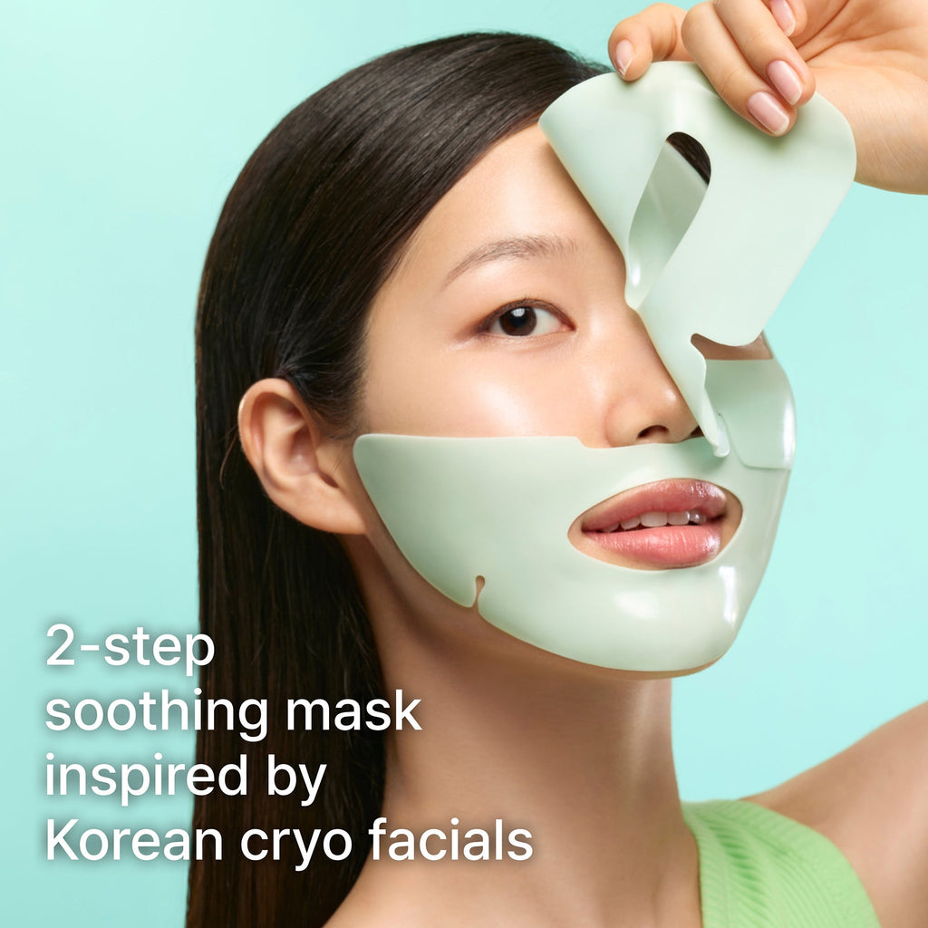 Cryo Rubber Soothing Mask ampoule and mask