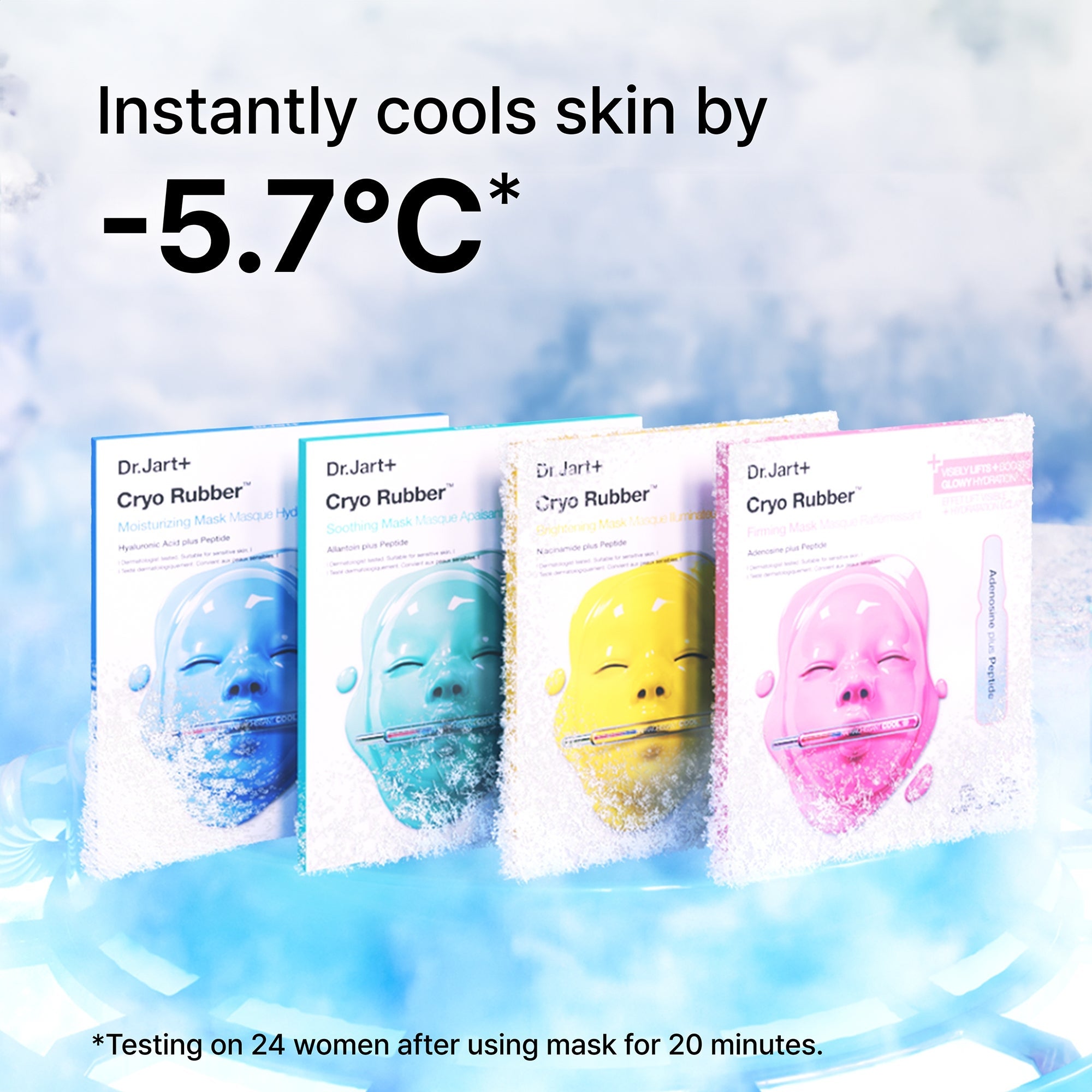 How to apply Cryo Rubber Soothing Mask